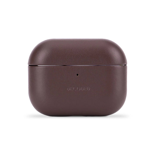 Husa de protectie DECODED pentru AirPods Pro 3, Piele, Maro