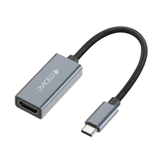 Adaptor DVICED USB-C la HDMI, Gri