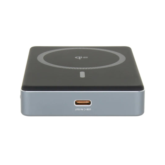 Baterie externa DVICED ultrasubtire, 10.000 mAh, Qi2, MagSafe, Negru-Gri