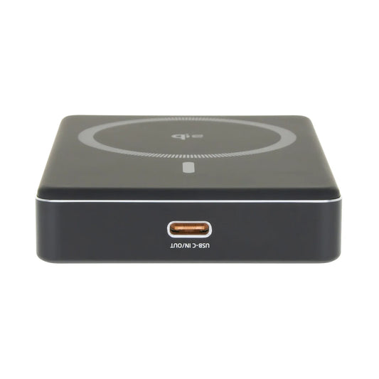 Baterie externa DVICED ultrasubtire, 10.000 mAh, Qi2, MagSafe, Negru