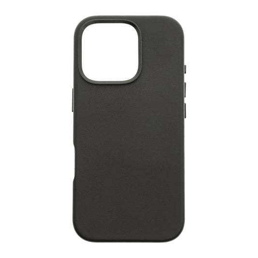 Husa de protectie DVICED pentru iPhone 16 Pro, Piele, Negru