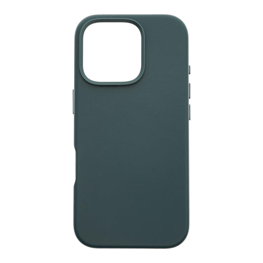 Husa de protectie DVICED pentru iPhone 16 Pro, Piele, Albastru
