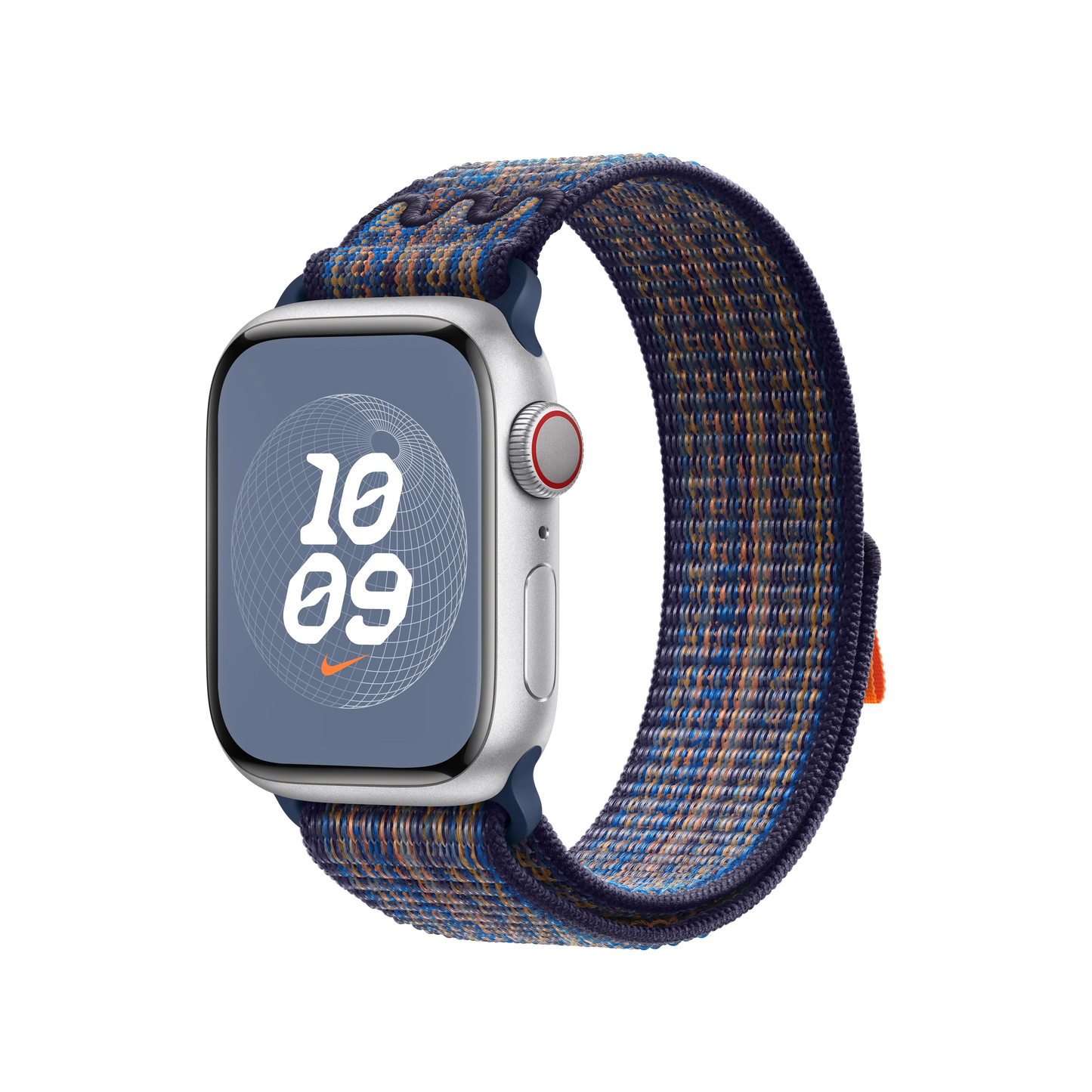 Curea Apple pentru Apple Watch 41mm Game Royal/Orange Nike Sport Loop - iSTYLE RO