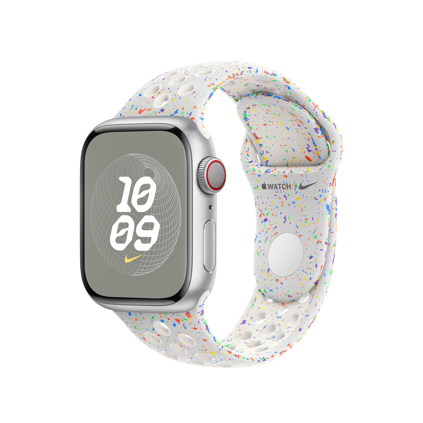 Curea Apple pentru Apple Watch 41mm Pure Platinum Nike Sport Band - M/L - iSTYLE RO