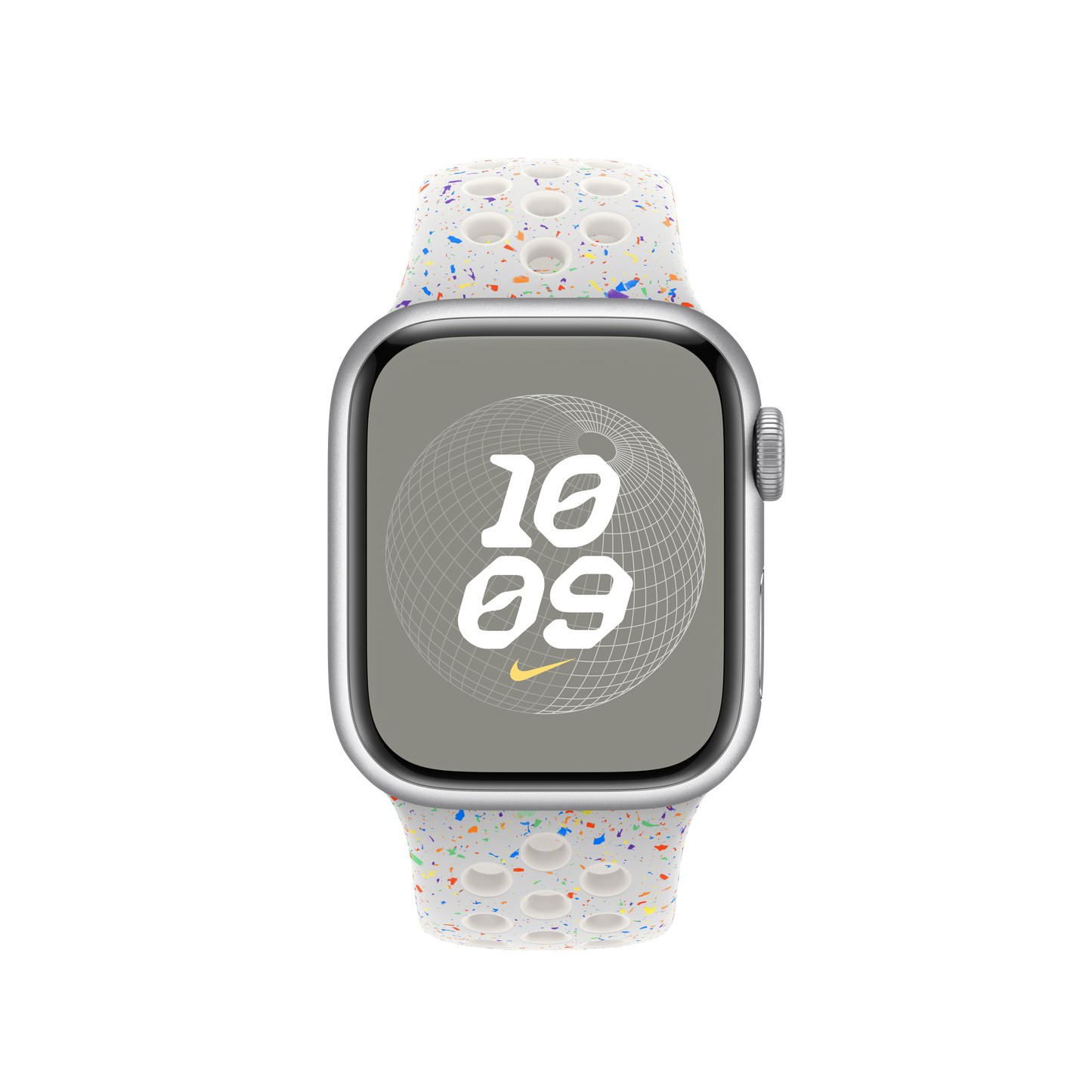 Curea Apple pentru Apple Watch 41mm Pure Platinum Nike Sport Band - M/L - iSTYLE RO