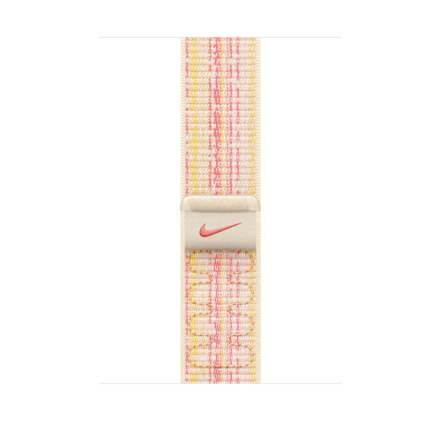 Curea Apple pentru Apple Watch 45mm Starlight/Pink Nike Sport Loop - iSTYLE RO