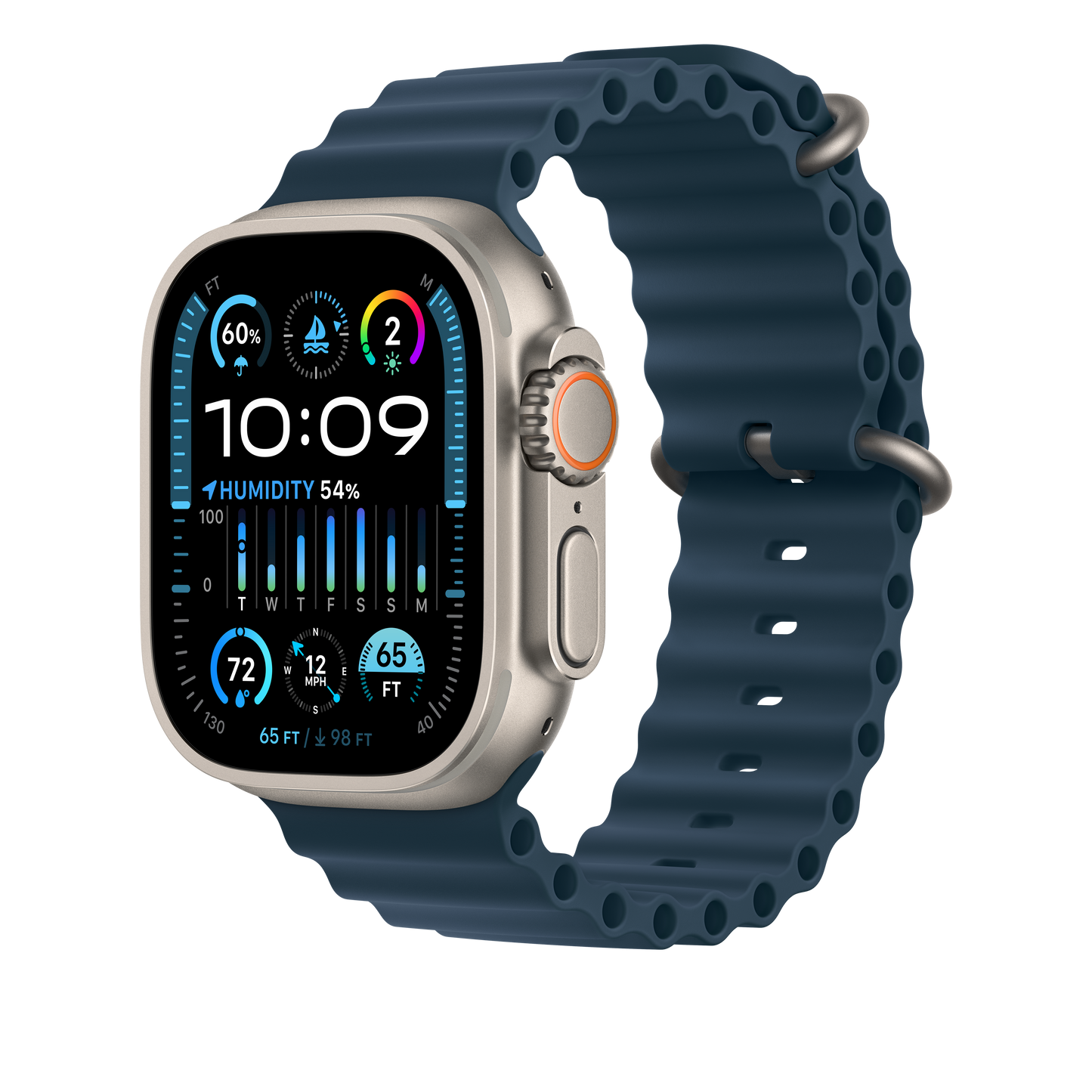 Curea Apple pentru Apple Watch 49mm Blue Ocean Band - iSTYLE RO