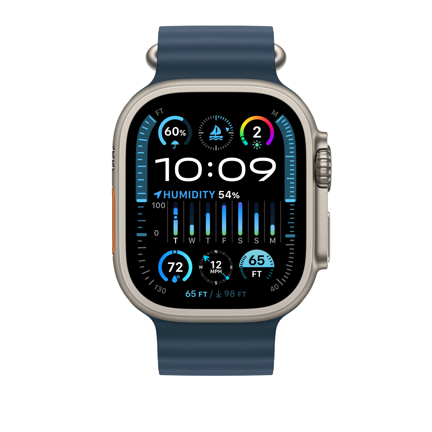 Extensie Curea Apple pentru Apple Watch 49mm Band: Blue Ocean Band Extension - iSTYLE RO