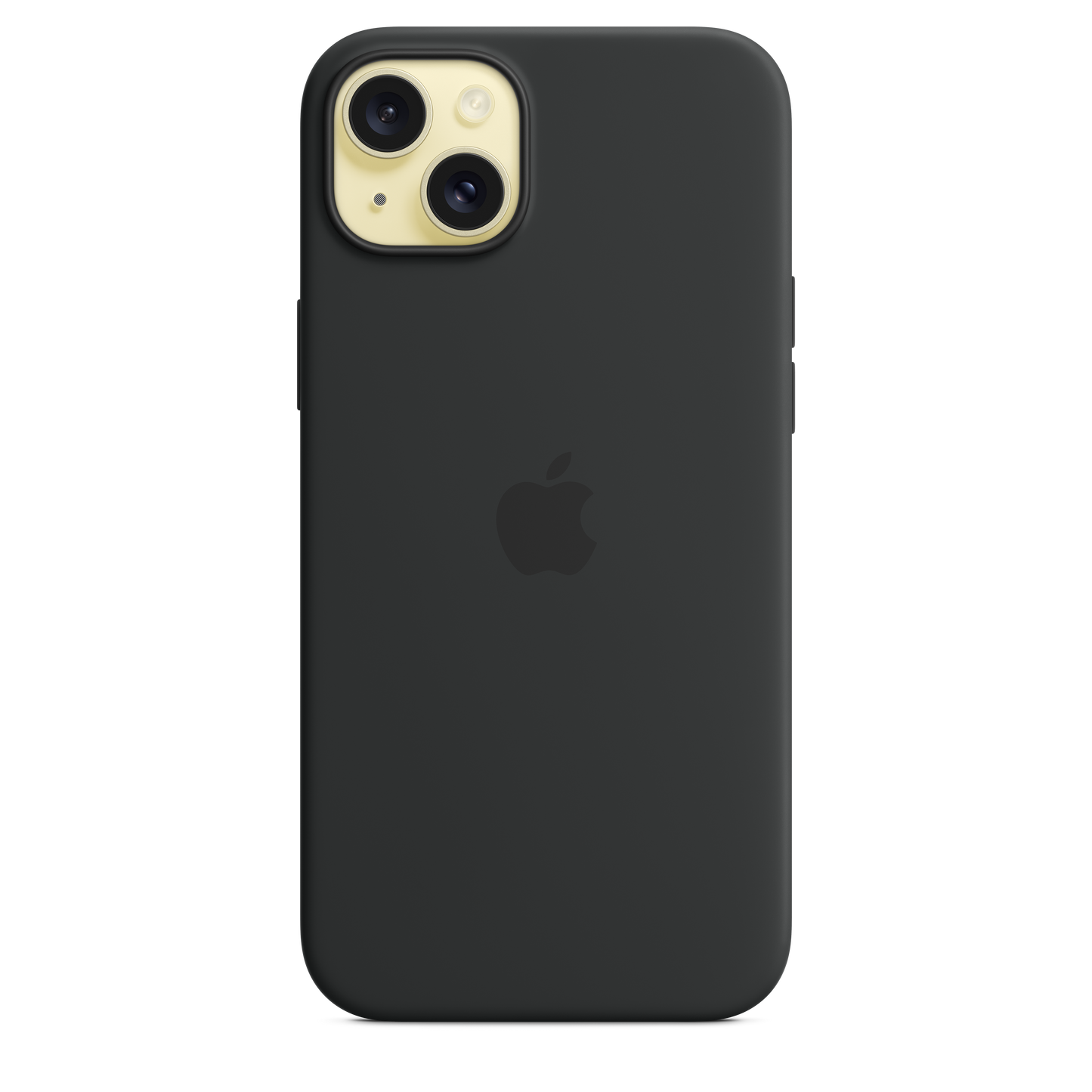 Husa de protectie Apple cu MagSafe pentru iPhone 15 Plus, Silicon, Negru - iSTYLE RO