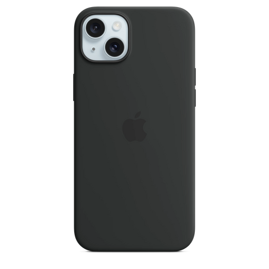 Husa de protectie Apple cu MagSafe pentru iPhone 15 Plus, Silicon, Negru - iSTYLE RO