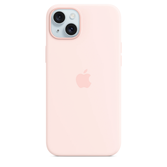Husa de protectie Apple cu MagSafe pentru iPhone 15 Plus, Silicon, Roz - iSTYLE RO