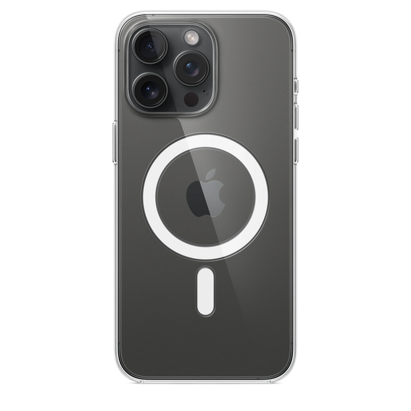 Husa de protectie Apple cu MagSafe pentru iPhone 15 Pro Max, Transparent - iSTYLE RO