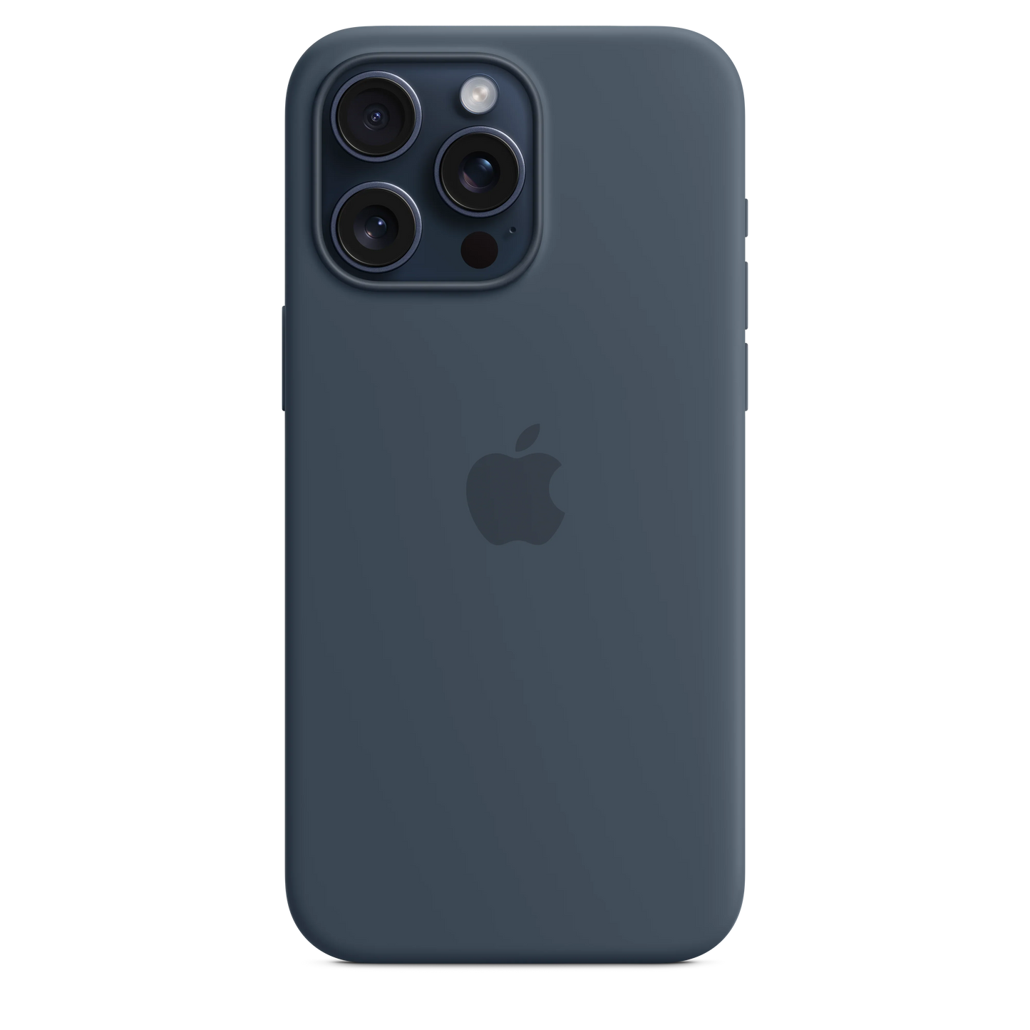Husa de protectie Apple cu MagSafe pentru iPhone 15 Pro Max, Silicon, Storm Blue - iSTYLE RO