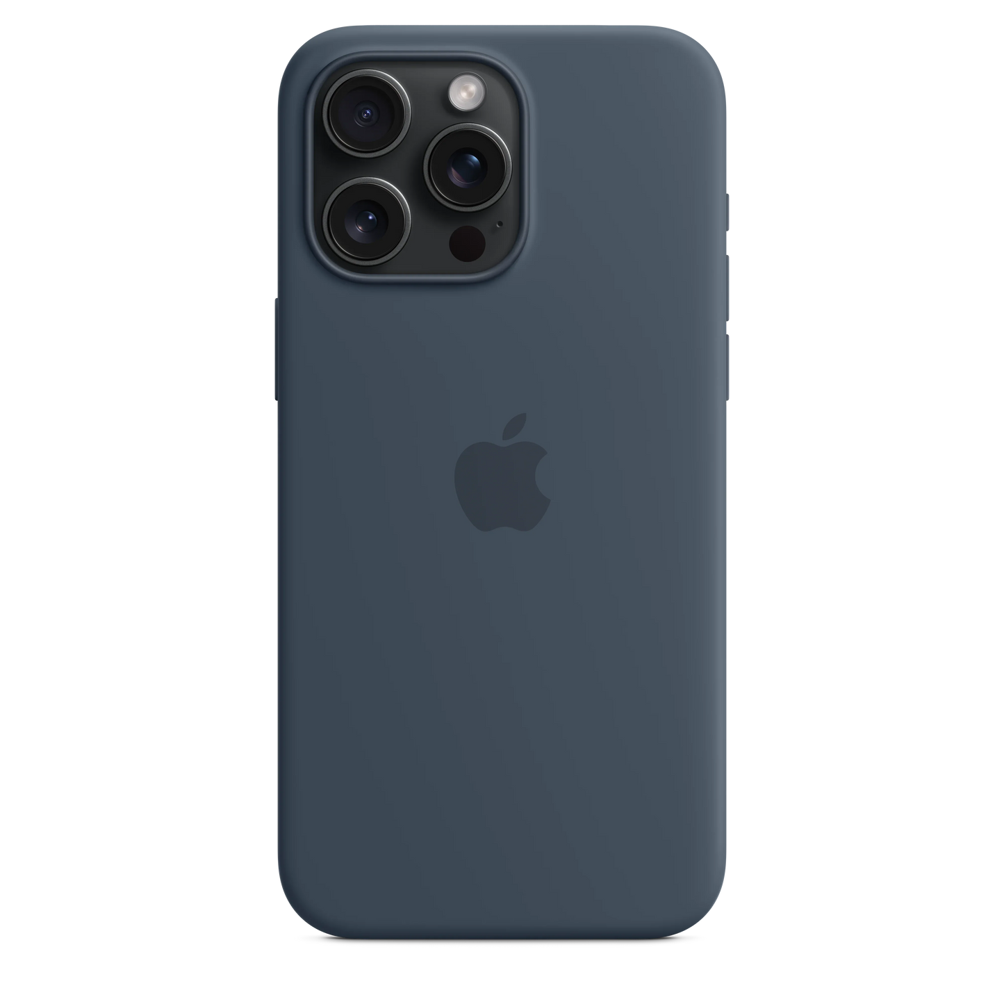 Husa de protectie Apple cu MagSafe pentru iPhone 15 Pro Max, Silicon, Storm Blue - iSTYLE RO