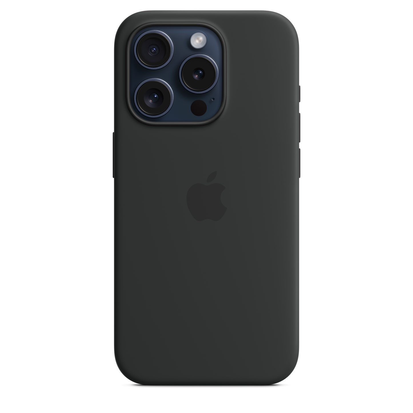 Husa de protectie Apple cu MagSafe pentru iPhone 15 Pro, Silicon, Negru - iSTYLE RO