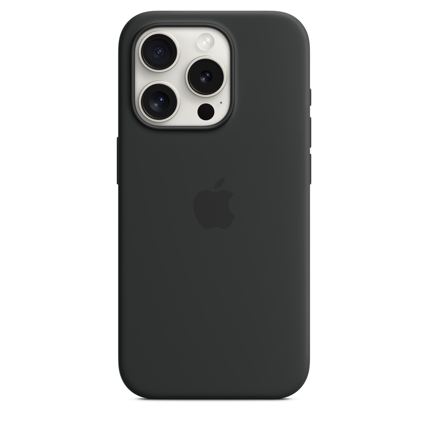 Husa de protectie Apple cu MagSafe pentru iPhone 15 Pro, Silicon, Negru - iSTYLE RO