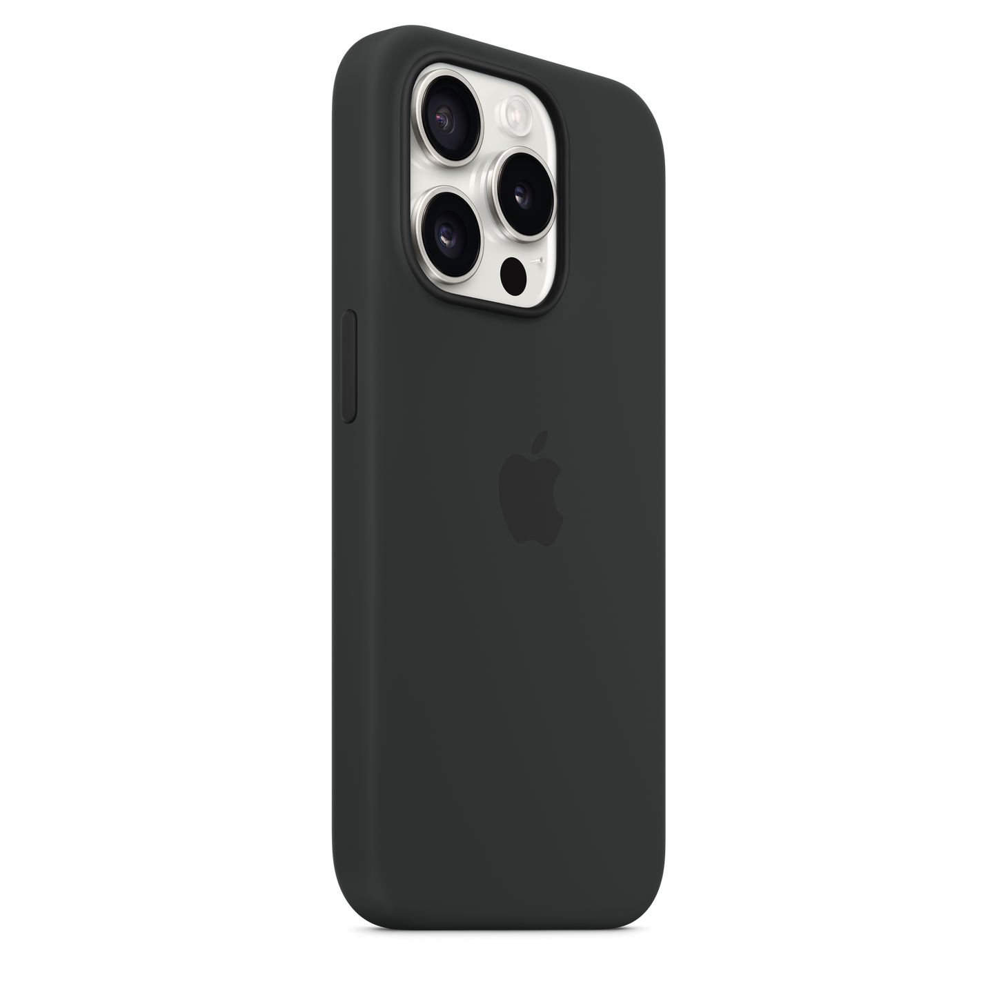 Husa de protectie Apple cu MagSafe pentru iPhone 15 Pro, Silicon, Negru - iSTYLE RO