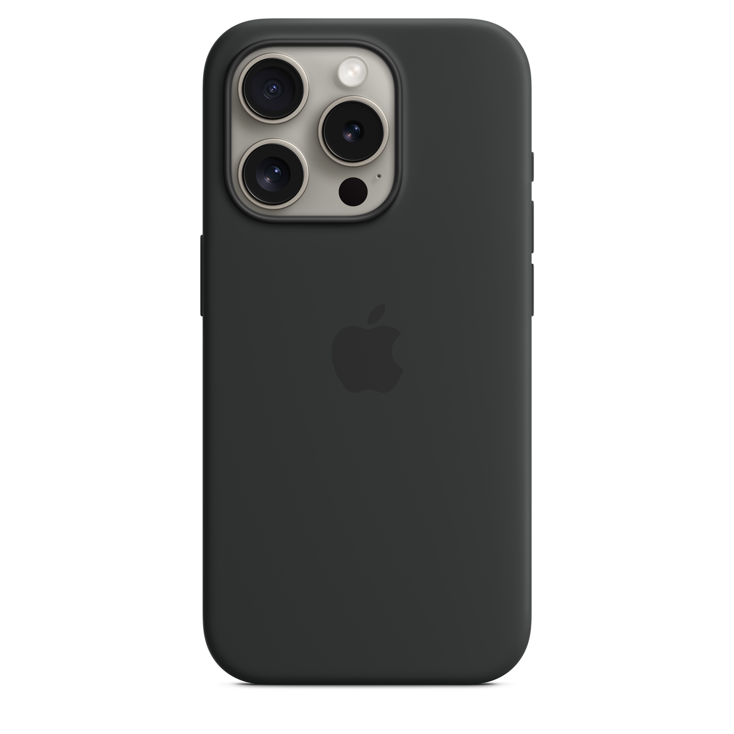 Husa de protectie Apple cu MagSafe pentru iPhone 15 Pro, Silicon, Negru - iSTYLE RO