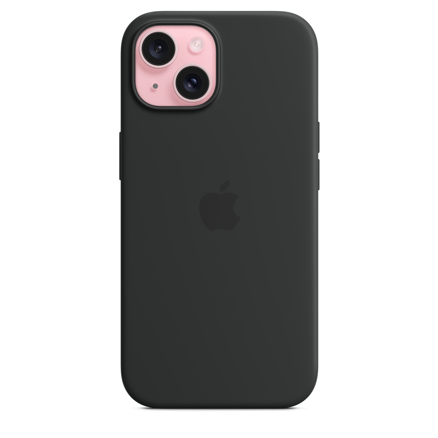 Husa de protectie Apple cu MagSafe pentru iPhone 15, Silicon, Negru - iSTYLE RO