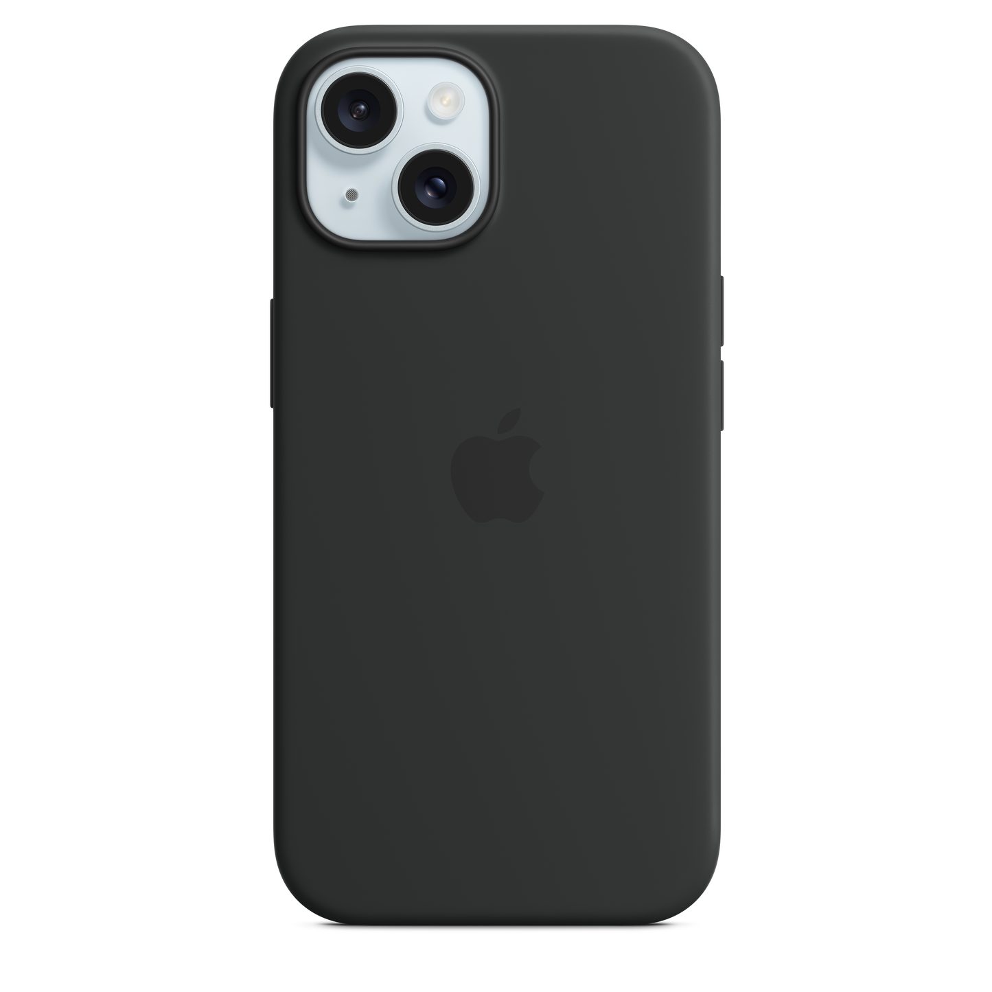 Husa de protectie Apple cu MagSafe pentru iPhone 15, Silicon, Negru - iSTYLE RO