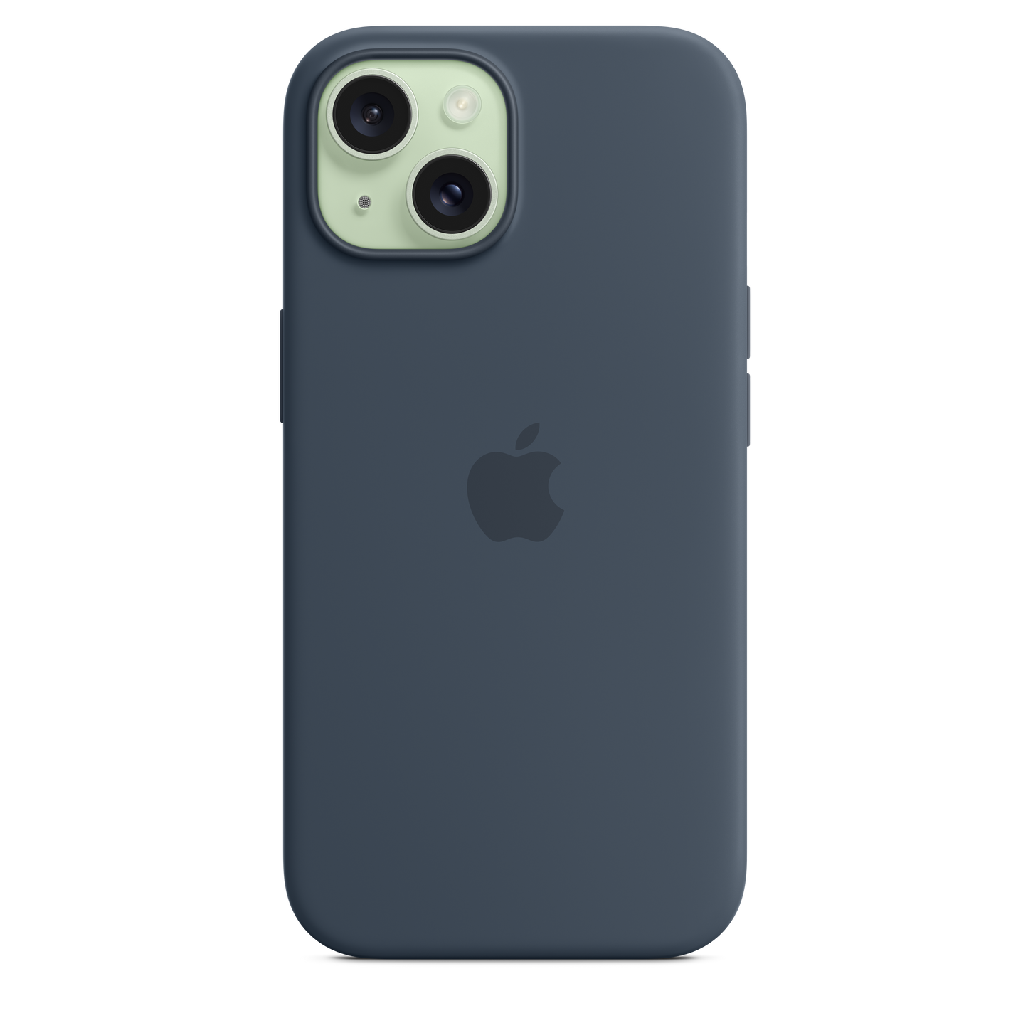 Husa de protectie Apple cu MagSafe pentru iPhone 15, Silicon, Albastru - iSTYLE RO