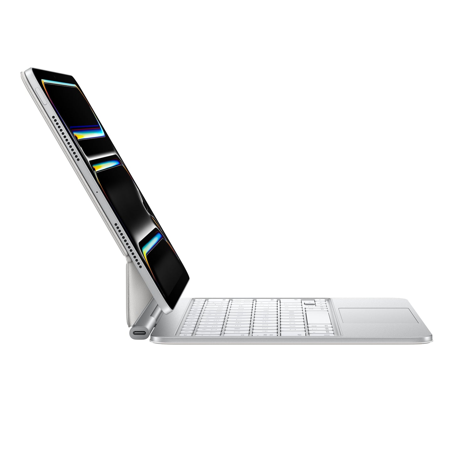 Husa cu tastatura Magic Keyboard pentru iPad Pro 11" (M4) Alb, layout INT - iSTYLE RO