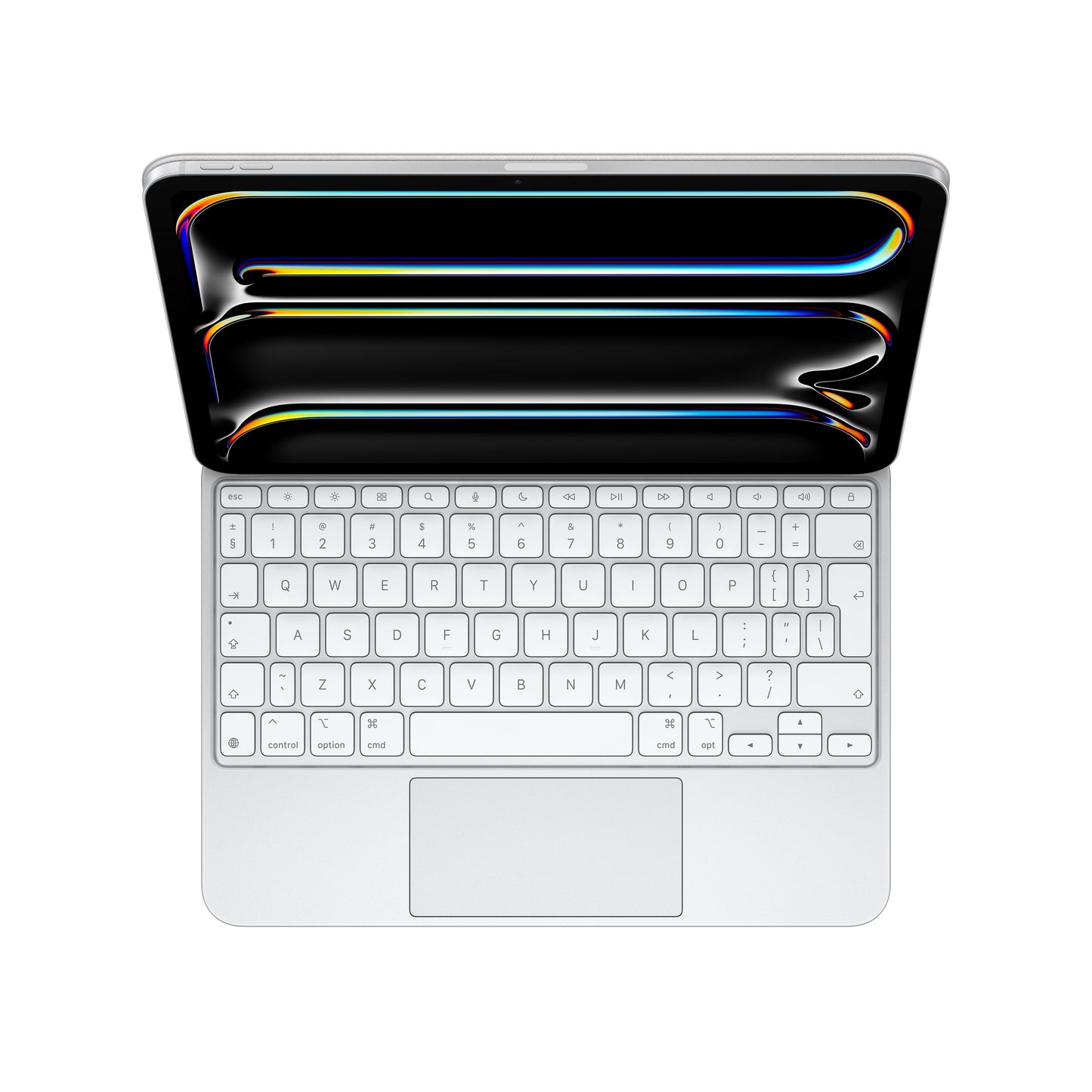 Husa cu tastatura Magic Keyboard pentru iPad Pro 11" (M4) Alb, layout INT - iSTYLE RO