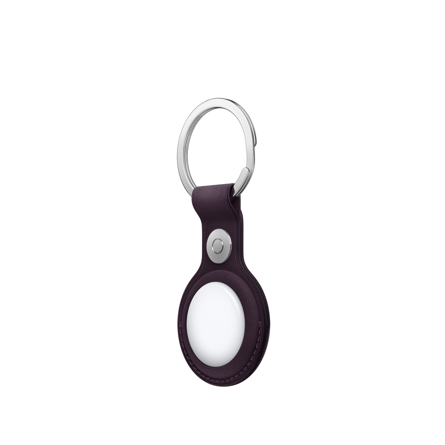 Breloc AirTag FineWoven Key Ring - Blackberry - iSTYLE RO