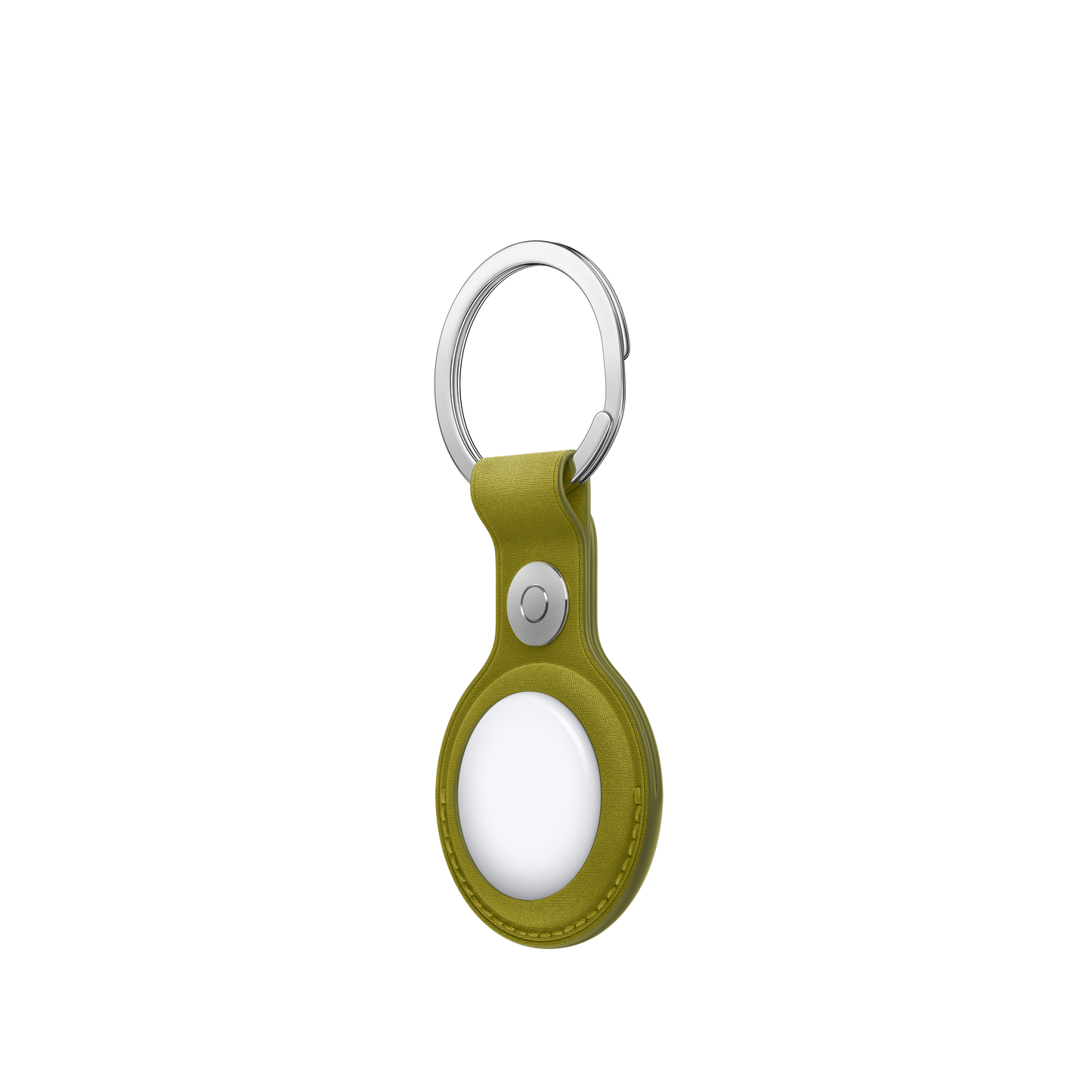 Breloc AirTag FineWoven Key Ring - Chartreuse - iSTYLE RO