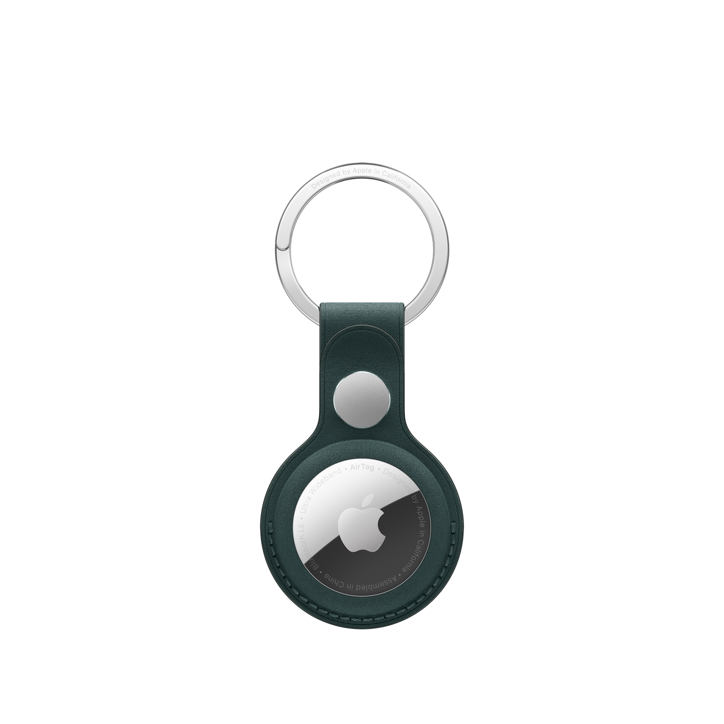 Breloc AirTag FineWoven Key Ring - Dark Green - iSTYLE RO