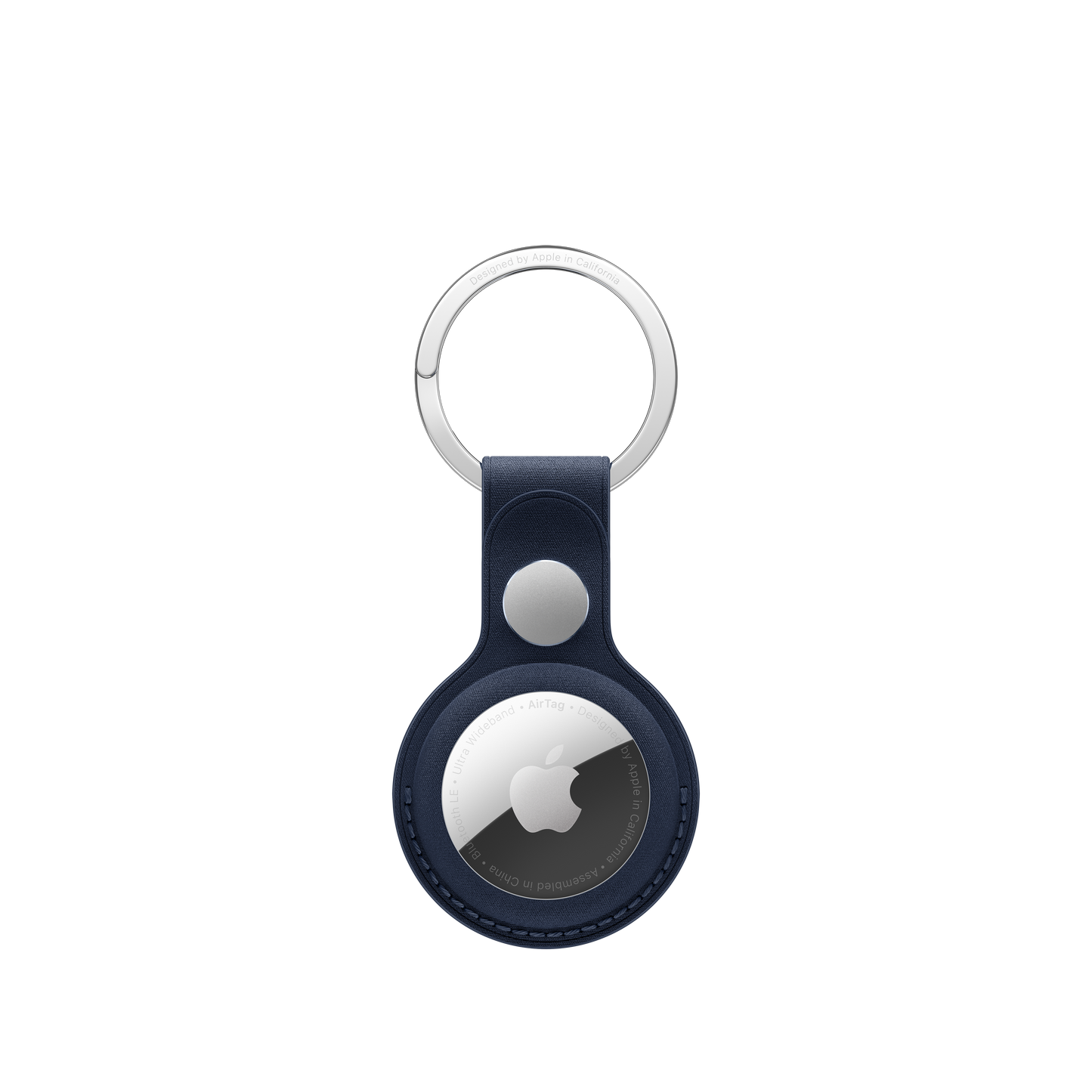 Breloc AirTag FineWoven Key Ring - Deep Blue - iSTYLE RO