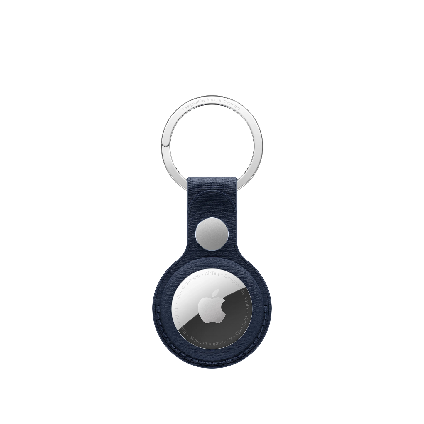 Breloc AirTag FineWoven Key Ring - Deep Blue - iSTYLE RO