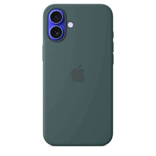 Husa de protectie Apple cu MagSafe pentru iPhone 16 Plus, Silicon, Lake Green (Seasonal) - iSTYLE RO