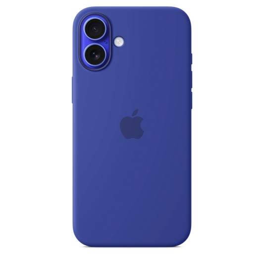 Husa de protectie Apple cu MagSafe pentru iPhone 16 Plus, Silicon, Ultramarine (Seasonal) - iSTYLE RO
