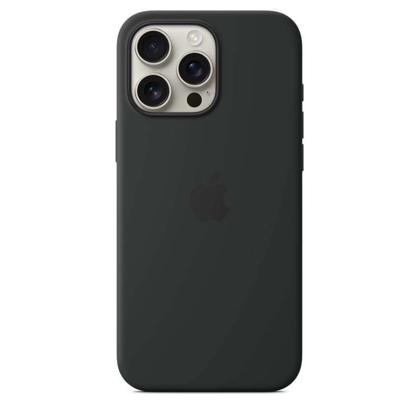 Husa de protectie Apple cu MagSafe pentru iPhone 16 Pro Max, Silicon, Negru - iSTYLE RO