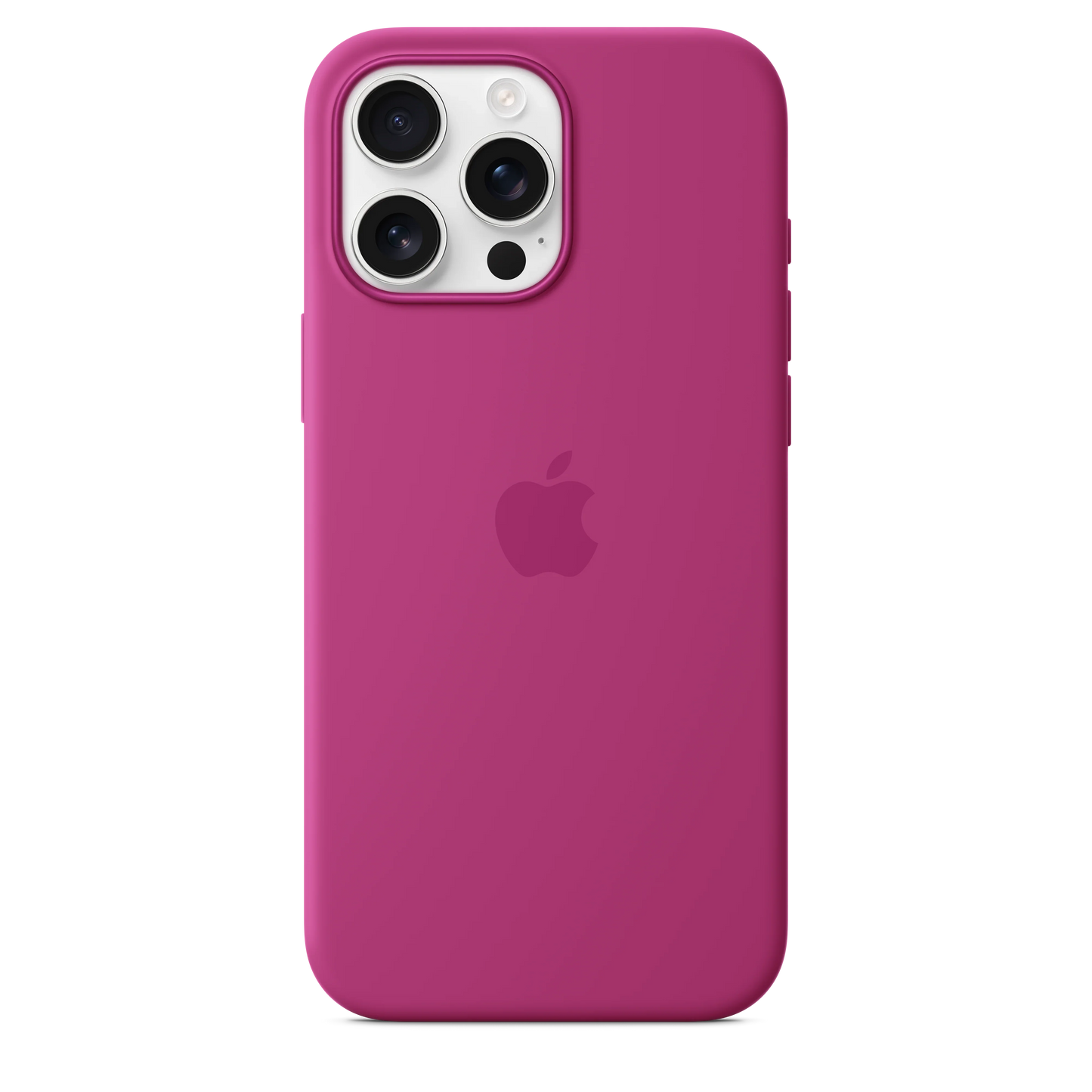 Husa de protectie Apple cu MagSafe pentru iPhone 16 Pro Max, Silicon, Fuchsia (Seasonal) - iSTYLE RO