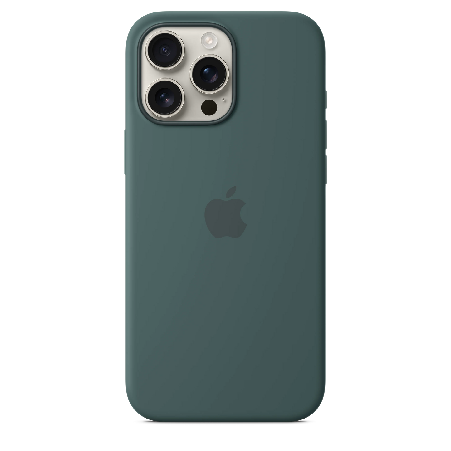 Husa de protectie Apple cu MagSafe pentru iPhone 16 Pro Max, Silicon, Lake Green (Seasonal) - iSTYLE RO