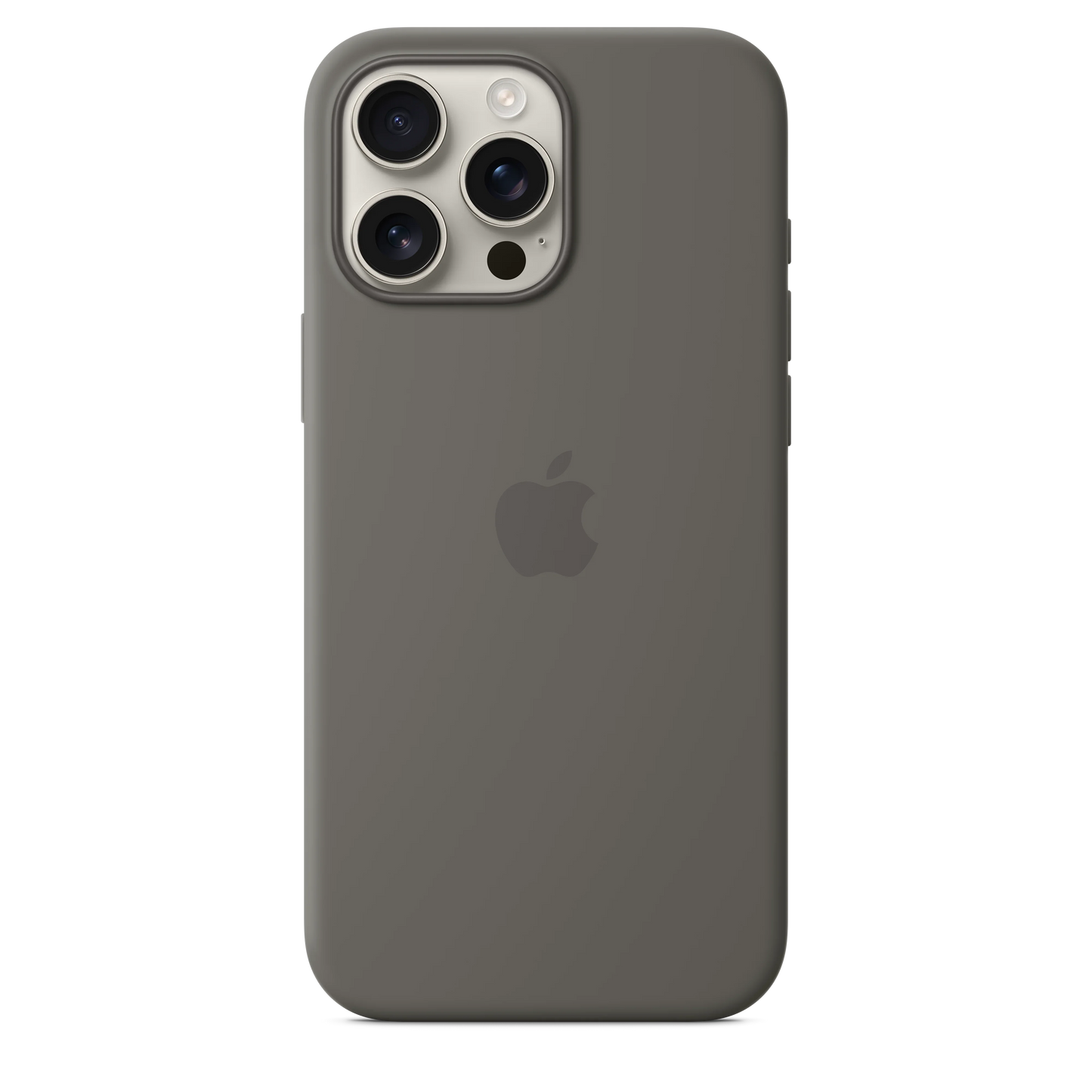 Husa de protectie Apple cu MagSafe pentru iPhone 16 Pro Max, Silicon, Stone Gray - iSTYLE RO
