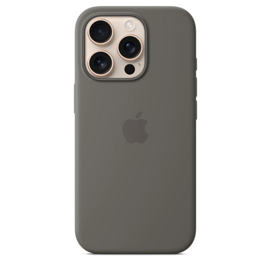 Husa de protectie Apple cu MagSafe pentru iPhone 16 Pro, Silicon, Stone Gray - iSTYLE RO