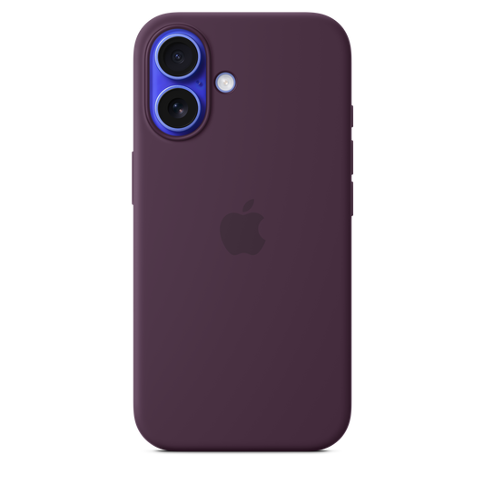 Husa de protectie Apple cu MagSafe pentru iPhone 16, Silicon, Plum - iSTYLE RO