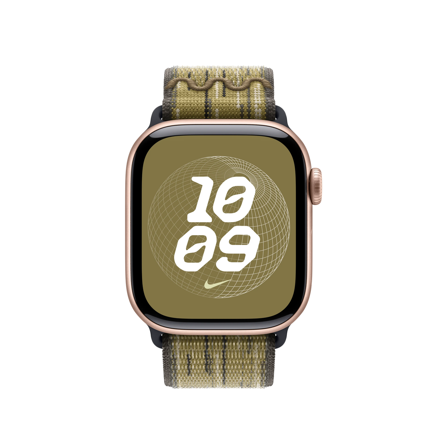 Curea Apple pentru Apple Watch 40mm Nike Sport Loop, Green/Grey Nike Sport Loop - iSTYLE RO