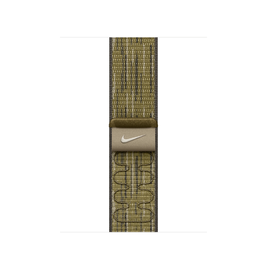 Curea Apple pentru Apple Watch 40mm Nike Sport Loop, Green/Grey Nike Sport Loop - iSTYLE RO