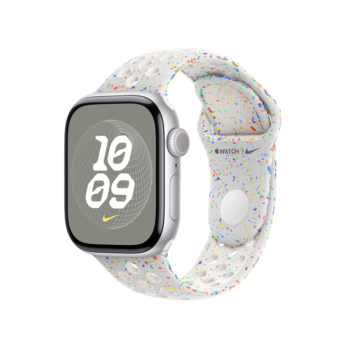 Curea Apple pentru Apple Watch 40mm Nike Sport Band, Pure Platinum Nike Sport Band, S/M - iSTYLE RO