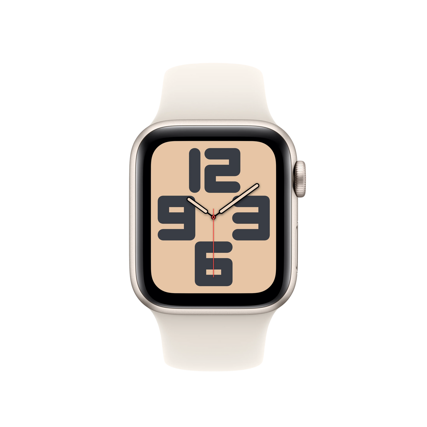 Curea Apple pentru Apple Watch 40mm Sport Band, Starlight Sport Band, S/M - iSTYLE RO