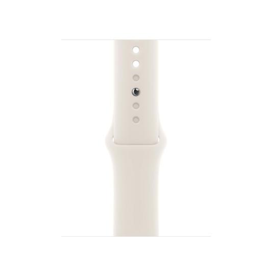 Curea Apple pentru Apple Watch 40mm Sport Band, Starlight Sport Band, S/M - iSTYLE RO