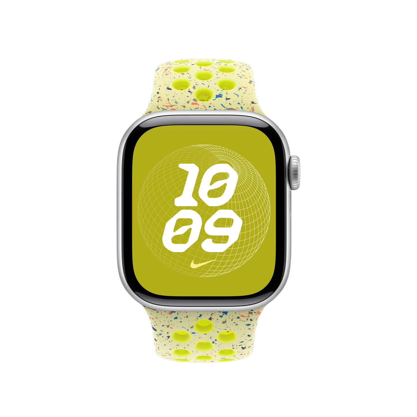 Curea Apple pentru Apple Watch 40mm Nike Sport Band, Volt Splash Nike Sport Band, M/L - iSTYLE RO