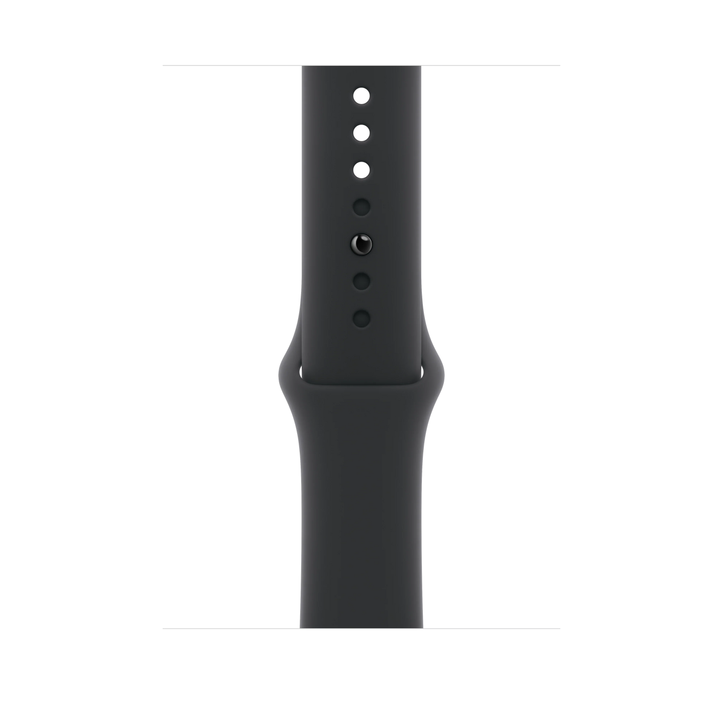 Curea Apple pentru Apple Watch 46mm Sport Band, Black Sport Band, S/M - iSTYLE RO