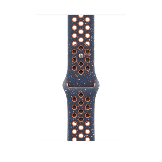 Curea Apple pentru Apple Watch 46mm Nike Sport Band, Blue Flame Nike Sport Band, M/L - iSTYLE RO