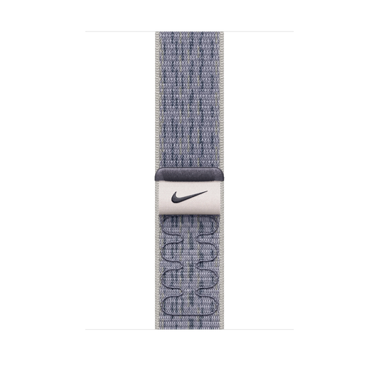 Curea Apple pentru Apple Watch 46mm Nike Sport Loop, Grey/Blue Nike Sport Loop - iSTYLE RO