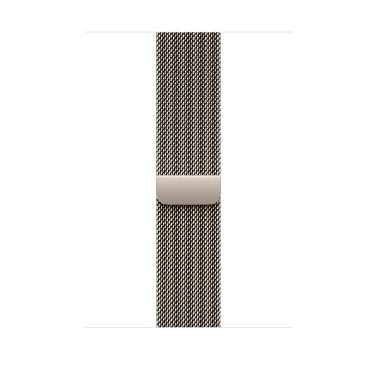 Curea Apple pentru Apple Watch 46mm Milanese Loop, Natural Milanese Loop, M/L - iSTYLE RO